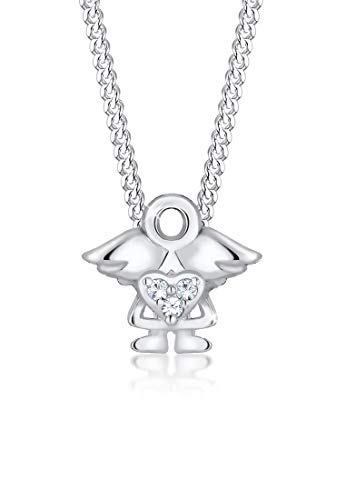 Pendentif en argent Elli Fille pour collier délicat