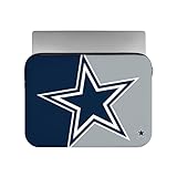 FOCO NFL Official 15' Inch Colorblock Primary Logo Zipper Laptop Computer Sleeve Case Bag (Dallas Cowboys)
