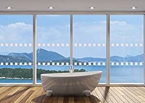 Frosted Manifestation Glass Safety Window Film Squares Privacy Stickers