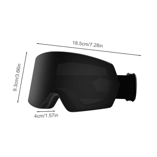 Gafas de nieve resistentes al viento con doble capa antivaho infantil 2
