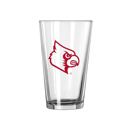 Image of Logo Brands NCAA 16 oz Pint Glass - Durable Glass With Bold Team Color- Chip-Resistant Rim Drinkware For Fans, Tailgates, Home Bars & Everyday Use