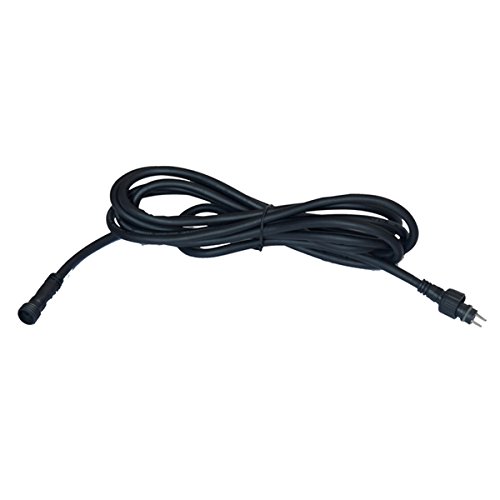 GEV Cable alargador DIM 3 m 22355, un accesorio Jardín lich Sistema, cable alargador IP 68, plástico, Negro, 300 x 1,7 x 1,7 cm