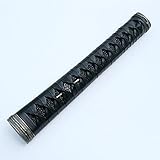 boyu Japanese Samurai Katana Sword Handle Tsuka10.2'' Alloy/Copper/Iron Fittings Real or Fake Samegawa