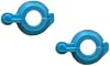 2 Piezas de Protector Anti-Drift para Joystick, Retenedor de Palanca para Rog Xbox Ally/Ally X, Seguros de Palanca, Abrazaderas Estabilizadoras, Soporte con Tapas para Joystick, Anillo Fijador (Azul Fluorescente) 4