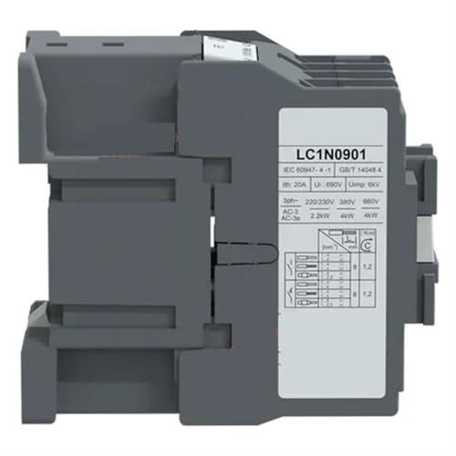 Contacteur CA LC1N0901F5N Schneider 110V 9A pour circuits triphasés - 2