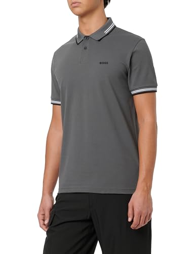 Image of BOSS Men's Polo Shirt, Open Grey 071, M