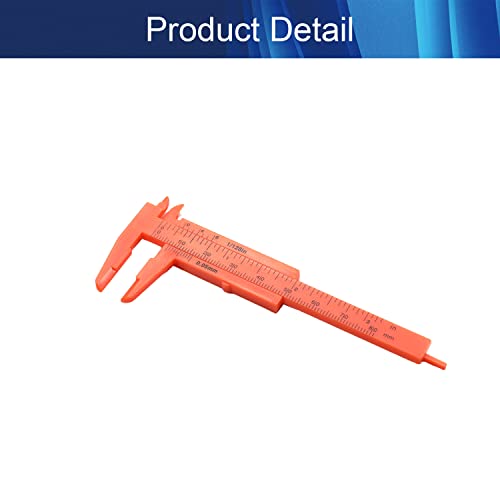 Calibrador Vernier Plástico Mini Doble Escala miniatura 4
