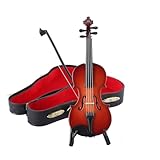 2026 New Playable Tiny Violin Figurine Worlds Smallest Miniature Musical Sad and with Sound Music,Miniature M Instrument