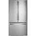 GE GNE27JYMFS 36" French Door Refrigerator with 27 cu. ft. Total Capacity Energy Star LED Lighting Internal Water Dispenser Spill-Proof Shelves in Fingerprint Resistant Stainless Steel GE GNE27JYMFS 36" French Door Refrigerator with 27 cu. ft. Total Capacity Energy Star LED Lighting Internal Water Dispenser Spill-Proof Shelves in Fingerprint Resistant Stainless Steel