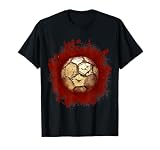 Zombie Soccer Blood Funny Scary Player Halloween Costume T-Shirt