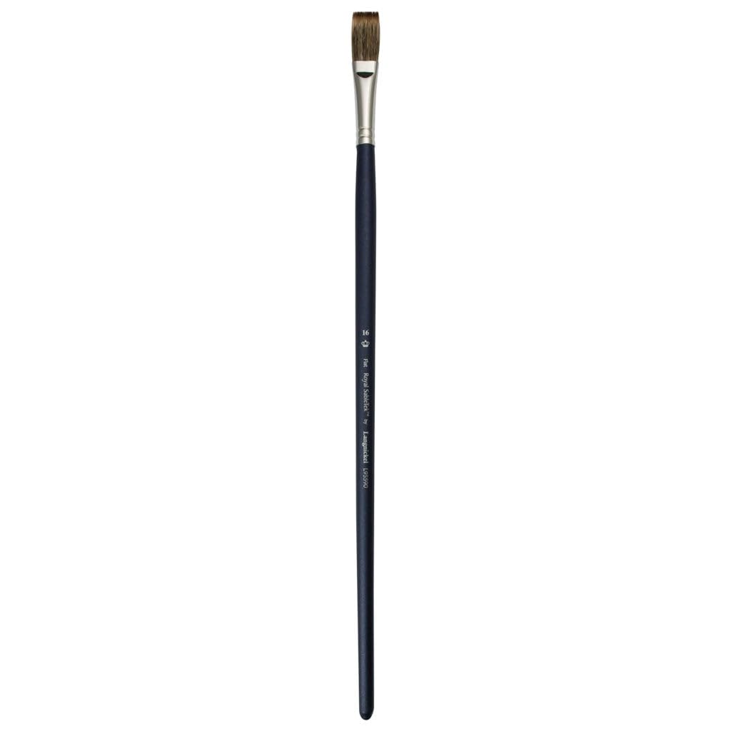 Royal Sabletek Long Handle Flat 8 - Artist Paint Brush - L95590-8 - Single by Nowells