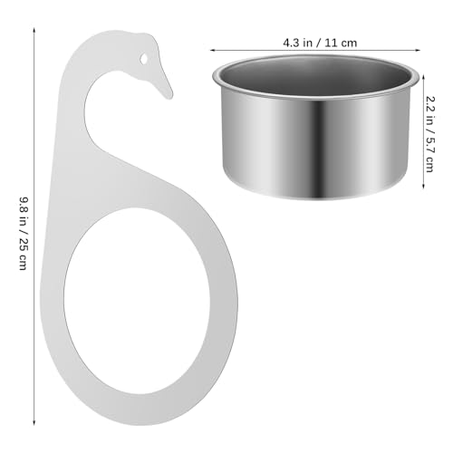 Colador para Fregadero OSALADI de Acero Inoxidable 11 cm miniatura 2