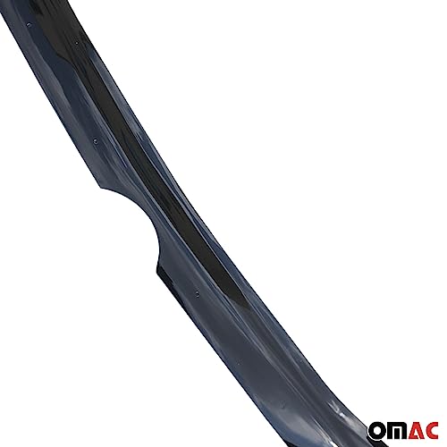 Omac Front Bug Deflector For Mercedes Sprinter 2000 To 2006, Hood Protector, All Weather, Black #TOP6