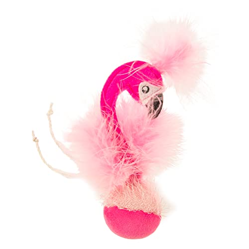Petlinks Happynip Frisky Flamingo Electronic Sound Cat Toy, Contains Silvervine & Catnip, Battery Powered - Pink, One Size #TOP5