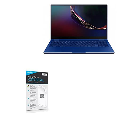 BoxWave Screen Protector Compatible with Samsung Galaxy Book Flex (15 in) - ClearTouch Crystal (2-Pack), HD Film Skin - Shields from Scratches