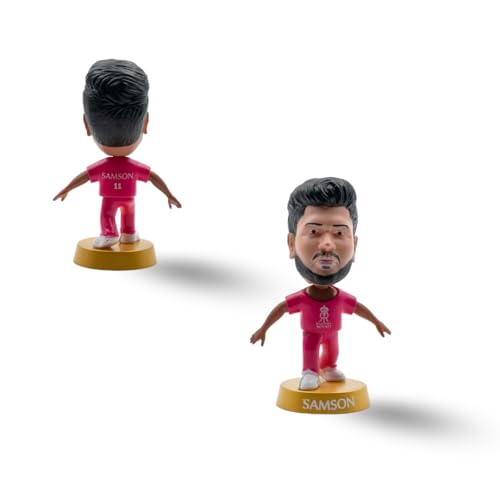 Image of Action Figure, IPL Edition, 3 Inch Sanju Samson | 360 Rotatable Head, Cricket Player, For Fans & Collectors
