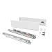 Produktbild Emuca - Vertex Schublade 60 kg Höhe 93 mm, 500 mm, Weiß, Stahl, 1 St.