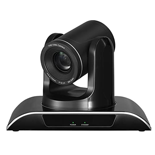 Webcam, 20 Veces Zoom SDI HDMI USB PTZ Cámara de Video Profesional IP Cámara de transmisión de Vida for transmisión de la solución de videoconferencia(20x Zoom RJ45 Camera)