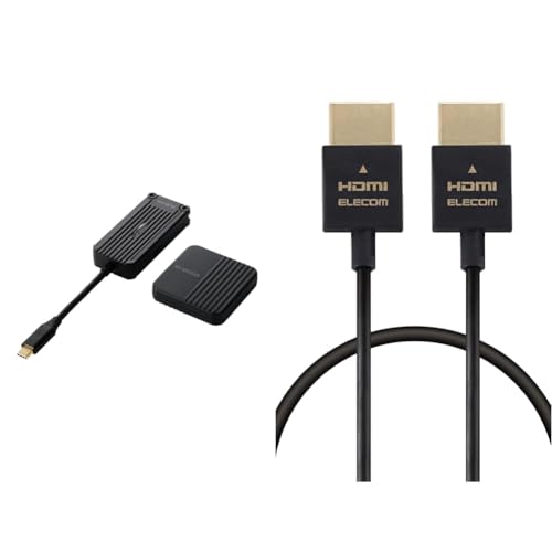 Amazon.co.jp: 【ケーブルセット】 エレコム ワイヤレス HDMI 送受信機