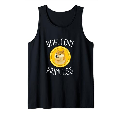 Dogecoin Princess Funny Blockchain Crypto Coin Lover Humor Canotta