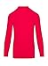 Natural Uniforms Women's Long Sleeve Mock Turtle-Neck T-Shirt Under Scrub (Red, X-Small)