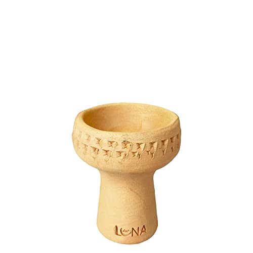 LUNA Premium Shisha & Wasserpfeife Tonkopf | inkl. Universal Kopfdichtung | Qualitative Handarbeit Optimal für Tradi und…