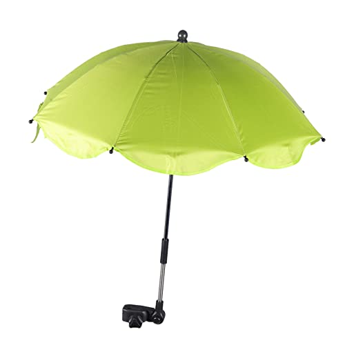 CATIEBYE Adjustable Baby Stroller Umbrella Clip-on Sunshade High UPF 50