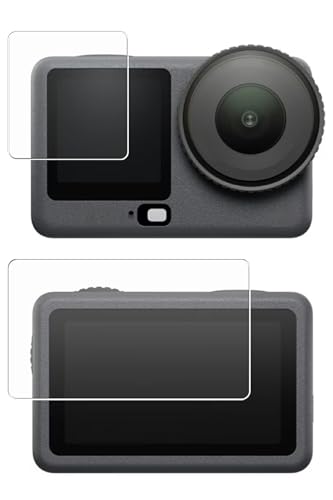 [2���Z�b�g] ClearView DJI Osmo Action 6�p �t�� �ی� �t�B���� ������ ���ׂ��� �R�� �R�E�C���X �^�C�v ��ʃt�B���� ���{��