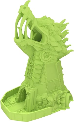 Torre de dados Fates End Clockwork Monster accesorio steampunk dnd