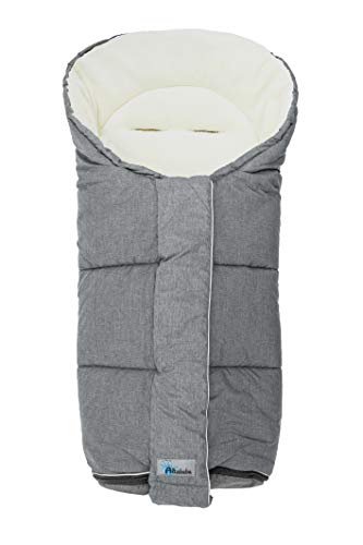 ALTABEBE Alpin Line Chancelière d'Hiver pour Poussette pour Bébé de Gris Clair/Whitewash 9-36 Mois AL2277P-76 Cover
