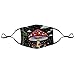 SESLFLKPJK Adults Men Women Reusable Face Scarf Mask Fashion Scarf Dust Proof Windproof Mouth Cover, Trippy Mushroom Face Protection for Sports Travel Hiking