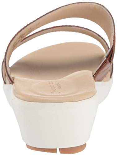 Hush Puppies Women's Lyricale 2 Band Pump, Tan Leather, 7.5 M Us #TOP2