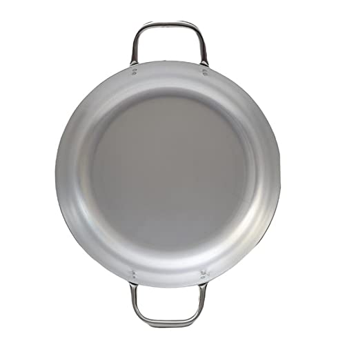 HORECA HOME TEGAME BOMBATO IN ALLUMINIO CON 2 MANICI (45 cm)