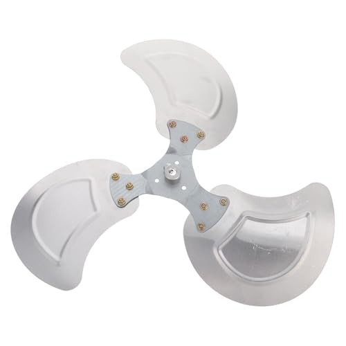 UKCOCO Aspas de Ventilador de 3 Hojas de Aluminio Industrial de 16 Pulgadas (400 Mm) Resistentes al Agua, Repuesto para Ventiladores de Pedestal y Suelo, Accesorios para Ventiladores