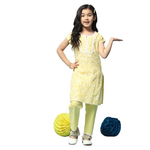 Image of BIBA Girls Cotton Suit Set