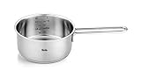 Fissler Pure Collection zestaw garnków ze stali nierdzewnej, 5-częściowy, garnki ze szklaną pokrywką (3 garnki, 1 garnek do pieczenia, 1 rondel) – indukcja