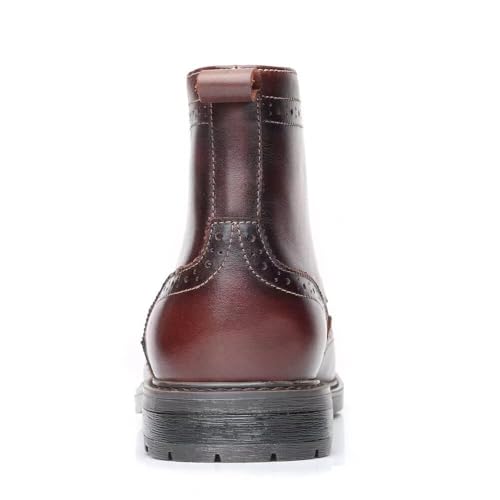 Image of Arkbird Mens Chelsea Boots, Stylish and Comfort Leather Chukka Ankle Boots with Zipper