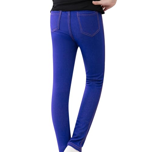 YiZYiF Girls' Pull On Jeggings Skinny Fit Denim Long Pants Stretch Legging Jeans High Waisted Casual Trousers3