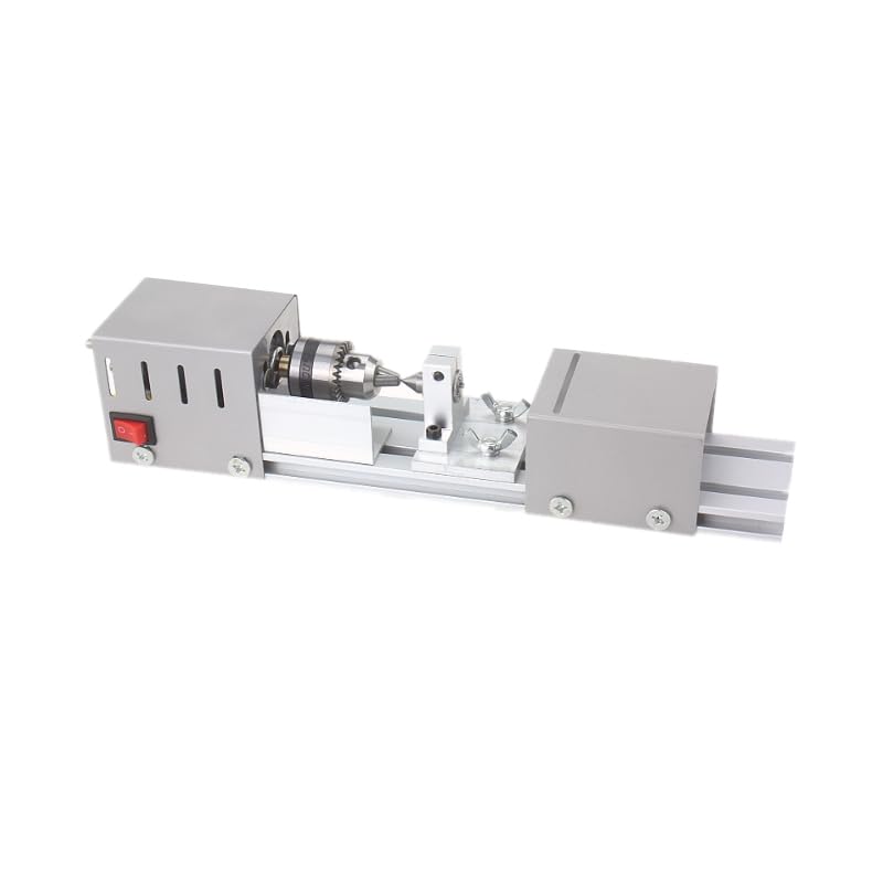 Mini machine tool woodworking wood mini lathe, multi-function polishing, grinding, cutting, etc., speed: 4000-9000rpm - (Voltage(V): 24V)