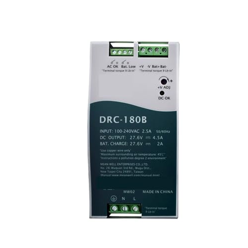 Alimentation DRC-180A bloc sur rail DIN pour systèmes de sécurité - 2