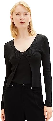 TOM TAILOR Denim Damen 2-in-1 Cardigan & Top