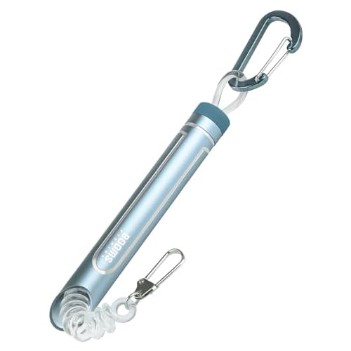 Booms Fishing Tube Coiled Lanyard: T09 Retractable Fishing Lanyard - Tool Coil Lanyard for Fly Fishing,Kayak Fishing, Camping, Backpacking or Other Ou
