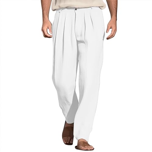 Pantalon léger homme anti-transpiration à taille élastique pour en finir avec la chaleur