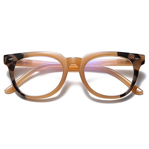 Image of Bevi Reading Glasses Blue Light Blocking Magnify Glasses with Spring Hinge Anti Eye Strain for Men and Women