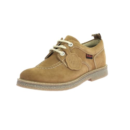 Kickers Kick Levy, Scarpe con Lacci Donna, Cammello Chiaro, 36 EU