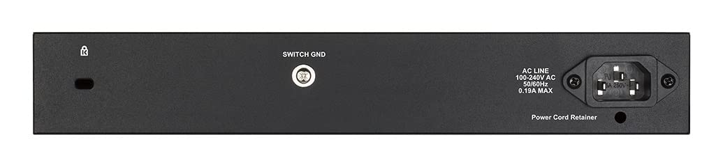 D-Link DGS-1210-10/ESwitch Smart+ 8 Ports Gigabit + 2 Ports SFPF - Cordon d'alimentation UE Uniquement DGS-1210-10/E Noir/Gris