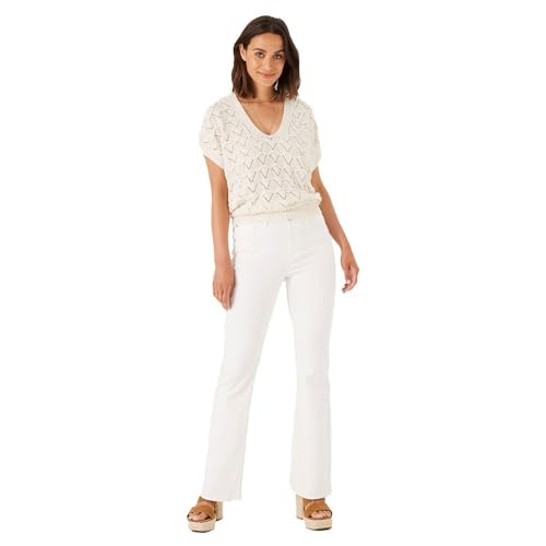 Pantalon blanc pour femmes Garcia Pants Non Denim