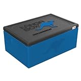 KÄNGABOX® Expert GN 1/1 – Thermobox für Gastronomie & Catering 30 Liter – Perfekt für GN-Behälter 53 x 32,5 cm – Ultraleicht, stapelbar, stoßfest – Spülmaschinenfest & HACCP-konform – blau
