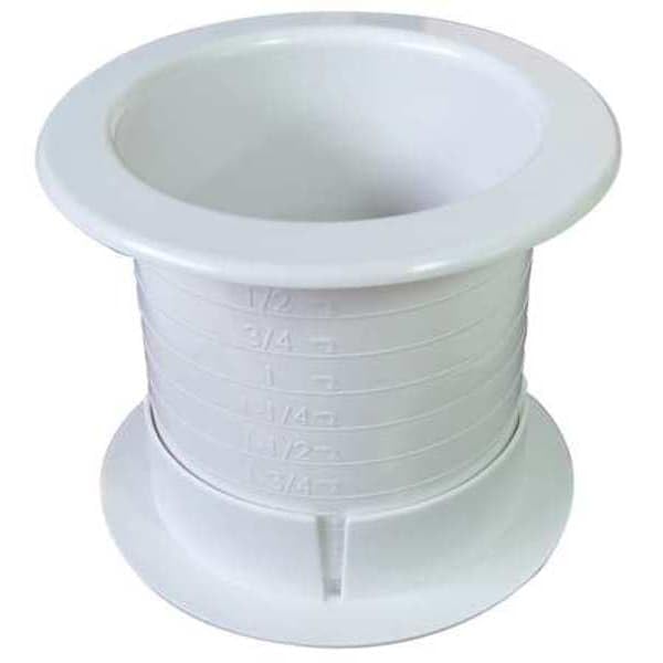 Dual Sided Grommet-Wht, 2.5In
