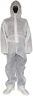 Godathe Disposable Jumpsuit Dust Coverall Clothing Anti-Dust One-Piece Work Clothes Coverall Medical